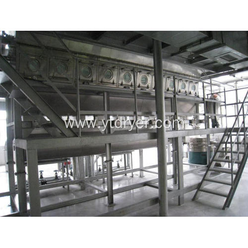 XF model box shaped fluidized dryer